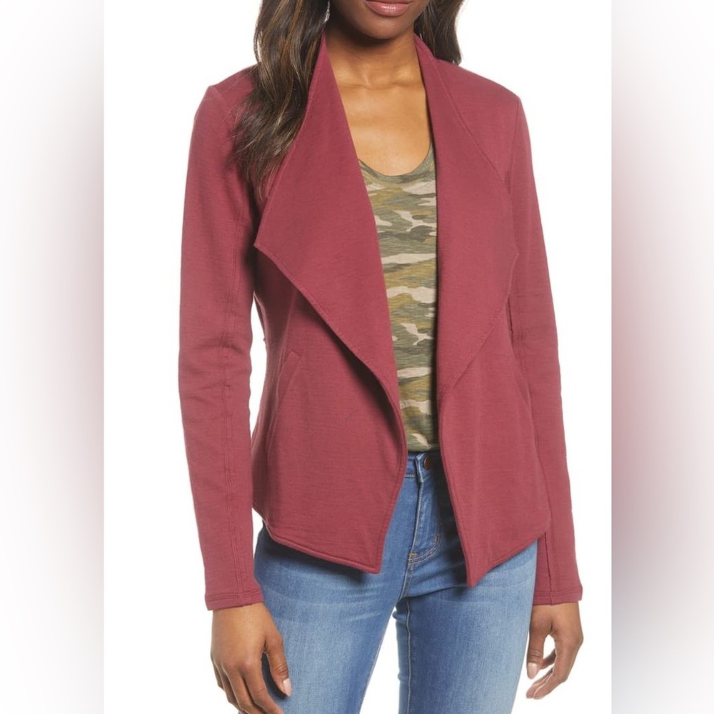Foreign Exchange Dusty Rose Blazer Sweater Size M